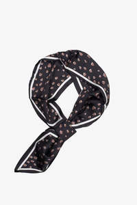 Pull Through Neck Tie - Black Pebble