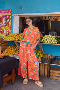 Haven: Cabana Pant - Brasil Coral