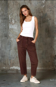 Jeans: Parker Barrel Jean - Chocolate