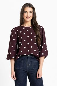 Brilliance Blouse / Affogato Spot