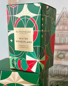 Glasshouse Fragrances Circa: Winter Wonderland Christmas mini candle 60g