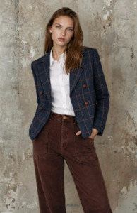All: Mateo Jacket - Navy Plaid