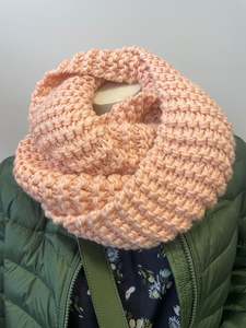Organic Loop Scarf / Pink