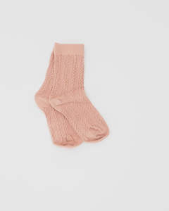Under 50: Alpine Socks 80% Wool / Pink