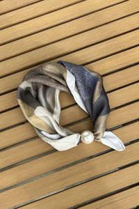 Antler: Pearl Fasten Neck Tie / Riverstone