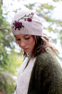 Sangria Blossom Beanie