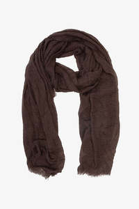 Antler: Block Colour Scarf / Cocoa