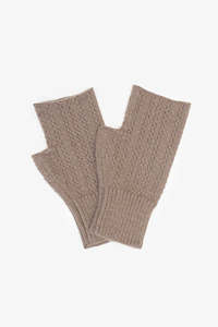 Florence Fingerless Gloves - Natural