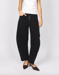 Carson Barrel Jeans - Black