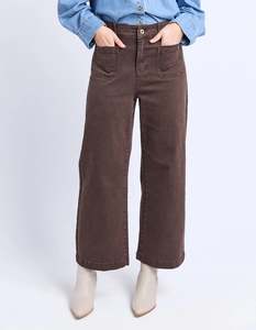 Delphi Front Pocket Jean - Chocolate