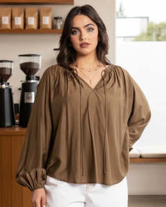 All: Ca Va Blouse - Coffee