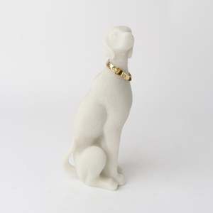 Resin Labrador - White