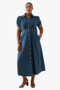 Sale Dresses: Sofie Denim Maxi - Drift