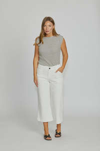Jeans: Dorset Washed White Jean