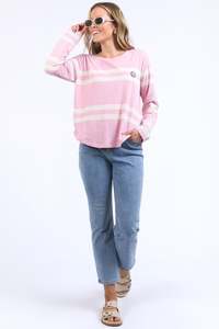 Allegra L/S Tee - Soft Pink