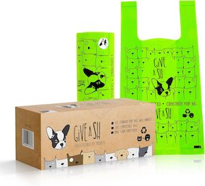 Our: TÜV Austria HOME Compost Certified Standard Dog Poop Bags with Handles