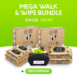 For Dogs: MEGA WALK & WIPE BUNDLE