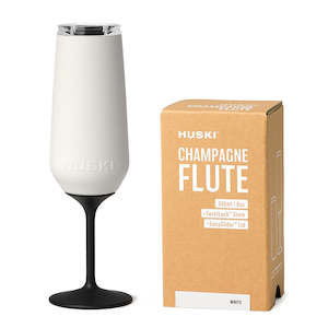 New Home: Huski Champagne Flute - White