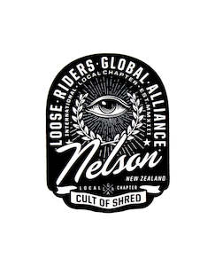 LRN- Tombstone (Black) - Sticker