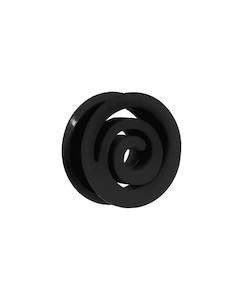 Spiral - Black - Silicone Tunnel