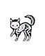 Skeleton Cat - Pin