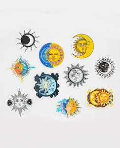 Stickers: Sun & Moon - 10 Pack