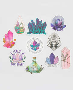 Stickers: Crystal Love - 10 Pack