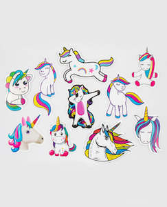 Stickers: Rainbow Unicorn - 10 Pack