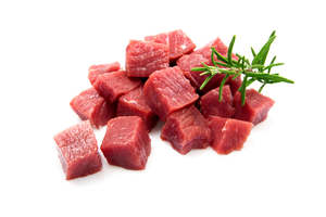 Beef: Premium Diced beef 500g