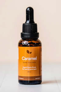 Baking And Snacking: Caramel Liquid Stevia Drops - Sweetnz