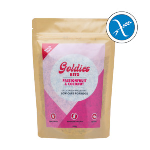 Goldies Keto Porridges: Goldies Passionfruit and Coconut Keto Porridge