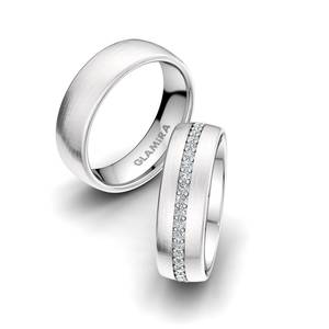 0.44 Carat White Silver Zirconia Wedding Ring Classic Choice GLAMIRA NZ