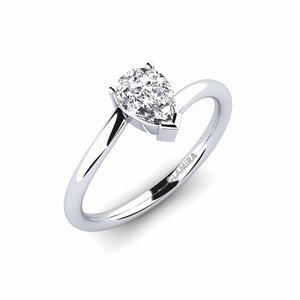 Engagement Rings: 0.65 Carat 9ct White Gold Lab Grown Diamond Engagement Ring Granna GLAMIRA NZ