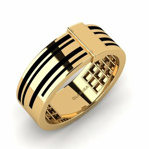 Rings: 14ct Yellow Gold Men's Ring Croute GLAMIRA NZ