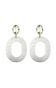 Jewellery Belts 1: Matilda Earrings - White