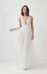 White Party Dress: Cynthia Dress