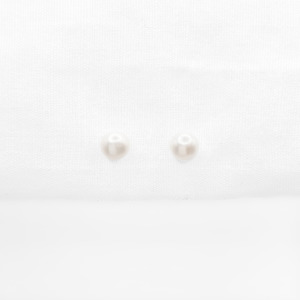 White Fresh Water Pearl Studs