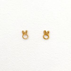 Hollow Bunny Studs