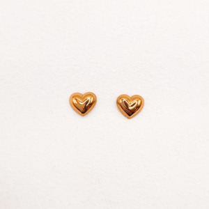 Solid Heart Studs