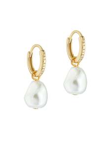 Earrings 1: Ted Baker Periaa Pearl Huggies