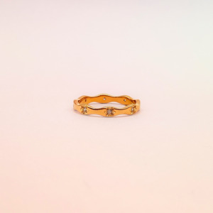 Starlight Wavy Ring