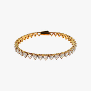 Heart Tennis Bracelet