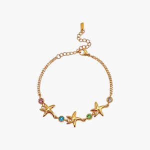 Starfish Jewelled Bracelet
