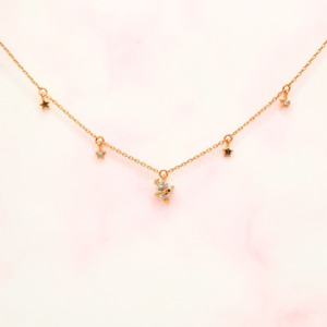 Night Sky: Aurora Saturn Necklace