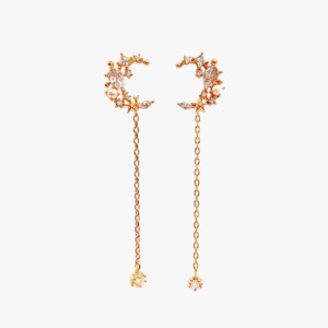 Over The Moon Earrings