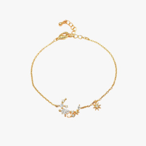 Night Sky: Over The Moon Bracelet