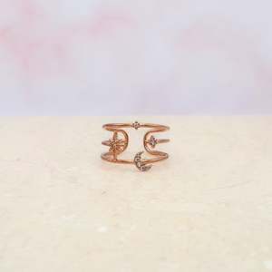 Night Sky: Moonlight Layered Ring