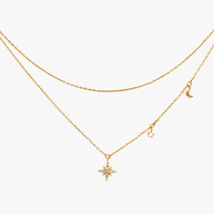 Night Sky: Shooting Star Necklace