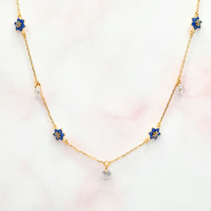 Secret Garden Crystal Droplet Necklace