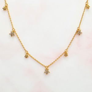 Mystic Rose Droplet Choker